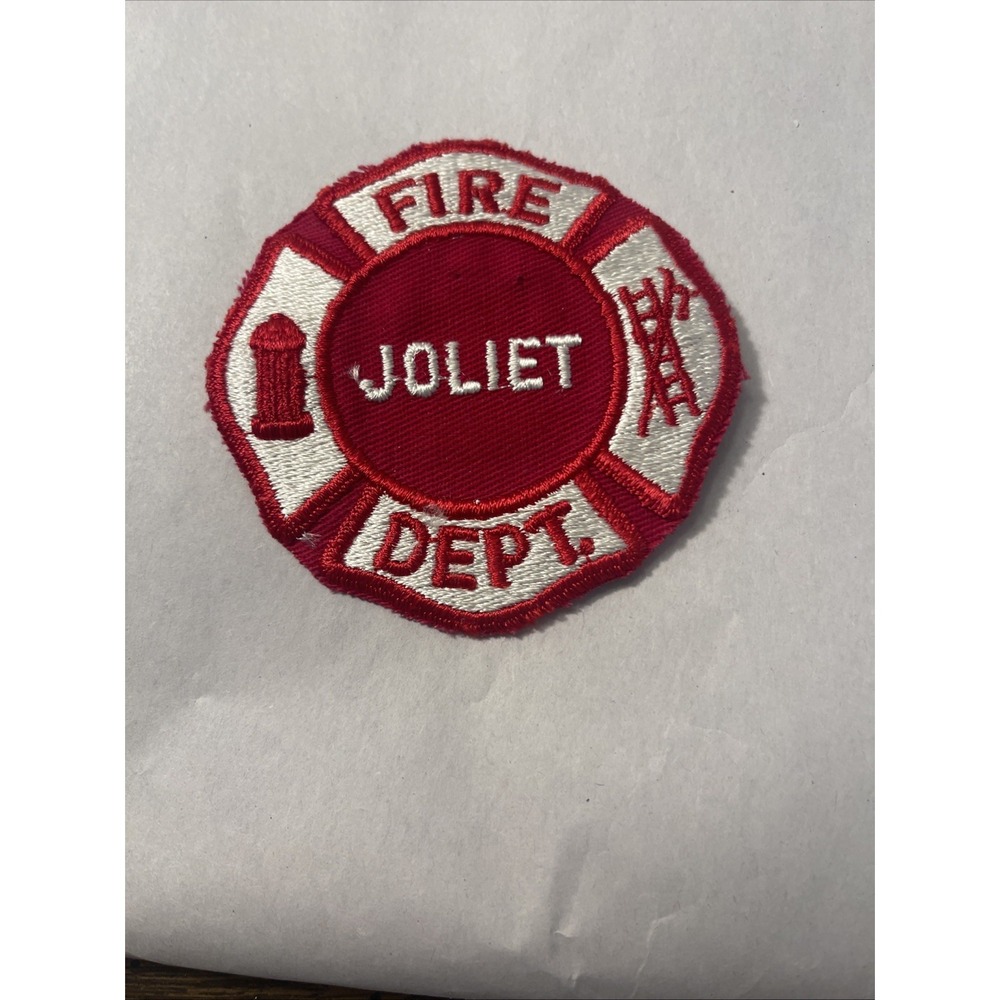 Joliet Fire Department Embroidered Patch Illinois IL - Picture 7 of 8